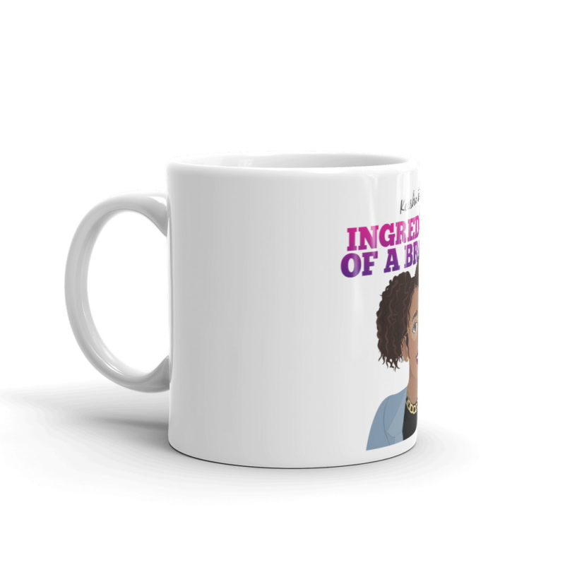 White glossy mug