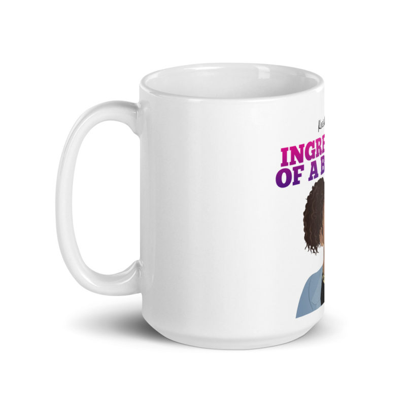 White glossy mug